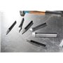 HAZET Jeu de burins, chasse-goupilles et poinçons 750/6 I Jeu de 6 pièces I avec support plastique I en acier au chrome-vanadium
