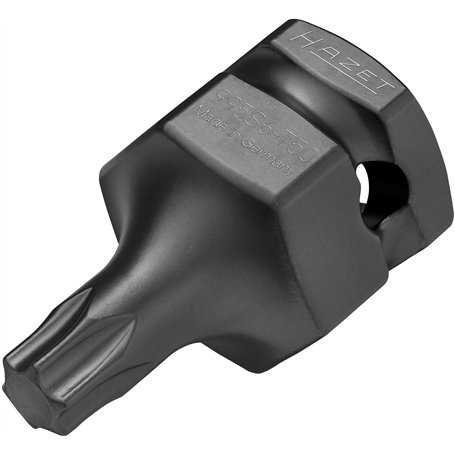 HAZET 995S6-T50 - Douille Torx T50 - Carré de 1/2" - Longueur standard - Pour vissages de véhicules utilitaires sur châssis et s