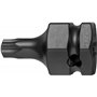 HAZET 995S6-T50 - Douille Torx T50 - Carré de 1/2" - Longueur standard - Pour vissages de véhicules utilitaires sur châssis et s
