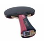 Butterfly Timo Boll Ruby Raquette de Tennis de Table | Revêtement Pan Asia certifié ITTF pour la compétition avec éponge de 1,8 