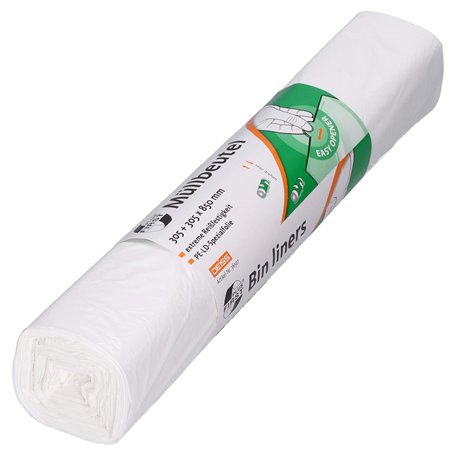 DEISS FIRST PLUS 36507 - En polyéthylène basse densité - 1A - 80 l - Compatible avec les paniers grillagés - Blanc - 40 pièces/r
