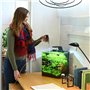 Dennerle Nano Aspirateur de boue - Nettoyeur de Gravier pour Aquarium, avec limiteur de débit et support de tuyau