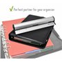 Regur Holix® Universal 5– Adjustable Hole Punch for Binders, Organisers from Filofax, Mulberry, Zeitwerk etc. in Swedish Design