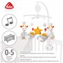 Fehn Mobile MP3 avec veilleuse - Aide au sommeil avec les mélodies de boîtes à musique les plus populaires - jouable avec sa pro