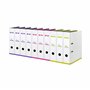 Elba My Color Lot de 10 Classeurs à levier A4 Blanc