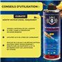 ERC – [Nettoyant injecteur premium diesel] | Additif Diesel | Nettoie les systèmes d’injection| Réduit la consommation de carbur