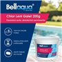 Bellaqua e-Chlore Lent 3kg – Galets de Chlore Piscine 200g – Désinfection Permanente à Dissolution Lente – Chlore Longue Durée p