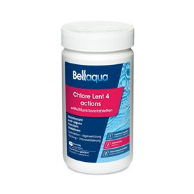 Bellaqua e-Chlore Multifonction 1kg – Galets de Chlore pour Piscine – Désinfection