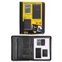 Idena 229016 - Set de porte-documents DIN 4, Set contient : 1 bloc, 1 carnet d'adresses, 1 carnet de notes, 1 calculatrice, noir