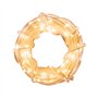 Idena 31487 - Cordon lumineux LED avec 100 LED en blanc chaud, fonction minuterie 8 heures avec transformateur, utilisation inté