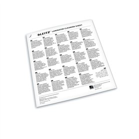 LEITZ - Feuilles de Nettoyage pour Plastifieuses A4 / A3