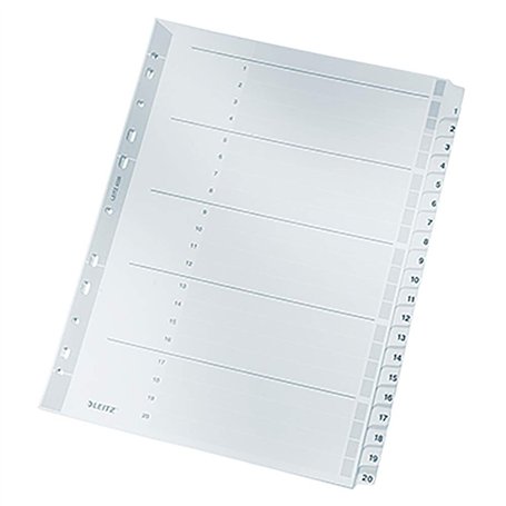 Leitz A4 Intercalaires 1-20