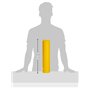 Chemin de Table en Tissu Non-tissé 24 m x 40 cm Jaune sur Rouleau
