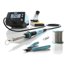 Weller WE 1010 (T0053298390) Kit éducatif 70 W/230 V Station de soudage numérique 1 canal avec 2 pointes de soudure