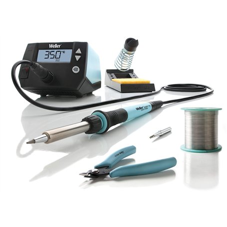 Weller WE 1010 (T0053298390) Kit éducatif 70 W/230 V Station de soudage numérique 1 canal avec 2 pointes de soudure