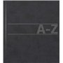 Brunnen Carnet d'adresses/répertoire téléphonique Schuppen 384 Coque souple 210 x 148 mm x 10 mm Noir