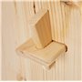 Zeller Present 13130 Repose-Pieds en Bois Tendre 39 x 19 x 21 cm