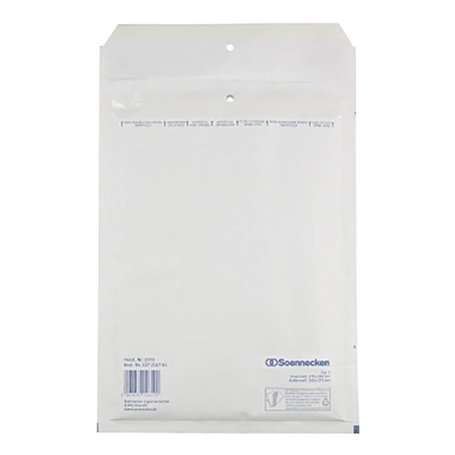 Soe Pochette Rembourrée à Bulles D'Air 2373 D Blanc Chlorf.innenmaße :20x27