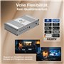 OEHLBACH Highway Switch 8K - Umschalter HDMI 2.1 - Adaptateur HDMI 2 en 1 Out mit Fernbedienung (4K 120Hz, 8K 60Hz, 48Gbits, VRR