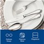 Villeroy & Boch Mademoiselle Couverts de table pour 6 personnes, 24 pièces, Acier inoxydable