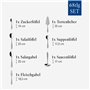 Villeroy & Boch – Arthur Ménagère Couverts 68 Pièces Pour 12 Personnes Argent/Platine, Garanti Lave-Vaisselle, Couvert En Argent