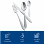 Villeroy & Boch – Arthur Ménagère Couverts 68 Pièces Pour 12 Personnes Argent/Platine, Garanti Lave-Vaisselle, Couvert En Argent