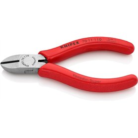 Knipex Pince coupante de côté noire atramentisée