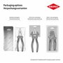 KNIPEX 97 62 145 A Pince à sertir pour embouts de câble avec poignées Confort 145 mm