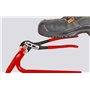 Knipex Alligator® Pince multiprise noire atramentisée, avec gaines bi-matière minces, avec œillet de fixation intégré pour fixat