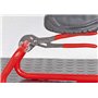 Knipex Cobra® Pince multiprise de pointe grise atramentisée, avec gaines bi-matière, avec œillet intégré pour fixation d’un disp