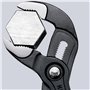 Knipex Cobra® Pince multiprise de pointe grise atramentisée, avec gaines bi-matière, avec œillet intégré pour fixation d’un disp