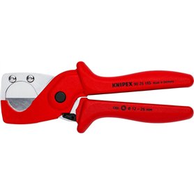 KNIPEX Coupe-tubes pour les tubes multicouche et en plastique en plastique renforcé de fibres de verre 12 - 25 mm 90 25 185