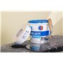 Knauf Spatule de cave pour mélanger le plâtre - Spatule en acier inoxydable avec manche en bois pour couper, travailler la masse