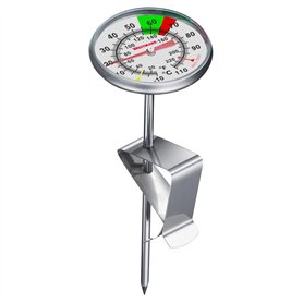 Westmark Thermomètre à lait - Thermomètre de cuisine pratique pour faire mousser le lait de façon optimale