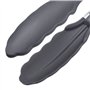Westmark Pince de service, avec languettes en silicone et poignées caoutchoutées, longueur : 34 cm, en acier inoxydable/plastiqu