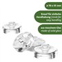 Westmark Lot de 4 poids de fermentation - Kit de fermentation composé de 4 poids pour fermentation - Poids en verre en deux tail