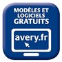 Avery - Pochette de 80 Étiquettes Autocollantes Assorties pour dos de Classeur, Personnalisables et imprimables, Format 192 x 61