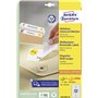 Avery Zweckform L6031REV-25 Paquet de 25 feuilles d'étiquettes enlevables multiusage pour marquage temporaire 96 x 16,9 mm (Impo