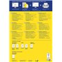 Avery Zweckform L7676-100 Paquet de 100 feuilles d'étiquettes à CD SuperSize opaques Ø 117mm (Import Allemagne)