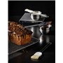 RÖSLE Balance de Cuisine Numérique avec Mécanisme Coulissant, Balance Numérique Haut de Gamme avec Surface de Pesée en Acier Ino