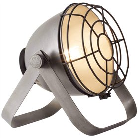 BRILLIANT lampe Bo lampe de table grille acier brûlé | 1x A60