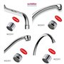 Schläfer 180212 | 2PCS- Insert Aérateur de robinet compatible NEOPERL Honeycomb Perlator DL M22x1 et M24x1, debit 13.5 lit/min é