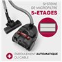 Bomann® Aspirateur |à économie d'énergie |700 Watts | Système de microfiltre à 5 Compartiments | Aspirateur avec Sac | Brosse à 