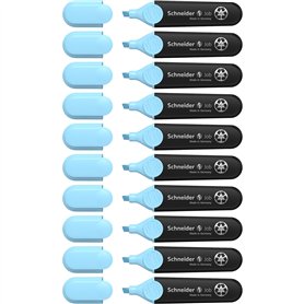 Schneider Job 150 Lot de 10 surligneurs en plastique recyclé avec l'ange bleu ciel