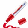 edding 4090 Marqueur craie liquide - rouge - 1 feutre craie liquide - pointe biseautée 4-15 mm - feutre craie effacable pour écr