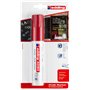 edding 4090 Marqueur craie liquide - rouge - 1 feutre craie liquide - pointe biseautée 4-15 mm - feutre craie effacable pour écr
