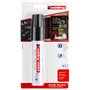 edding 4090 Marqueur craie liquide - noir - 1 feutre craie liquide - pointe biseautée 4-15 mm - feutre craie effacable pour écri