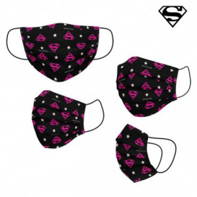 Masque en tissu hygiénique réutilisable DC SUPERHERO Girls Enfant Noir 15,99 €