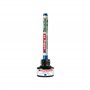 edding 25 EcoLine marqueur permanent - bleu - 1 stylo - pointe ronde fine 1 mm - sèche vite - résiste à l'eau et à l'essuyage - 