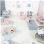 roba Mini Fauteuil Enfant en Velours Lil Sofa - 1 Place - Assise Confortable - Style Scandinave - 48 x 44 cm - Facile à Nettoyer